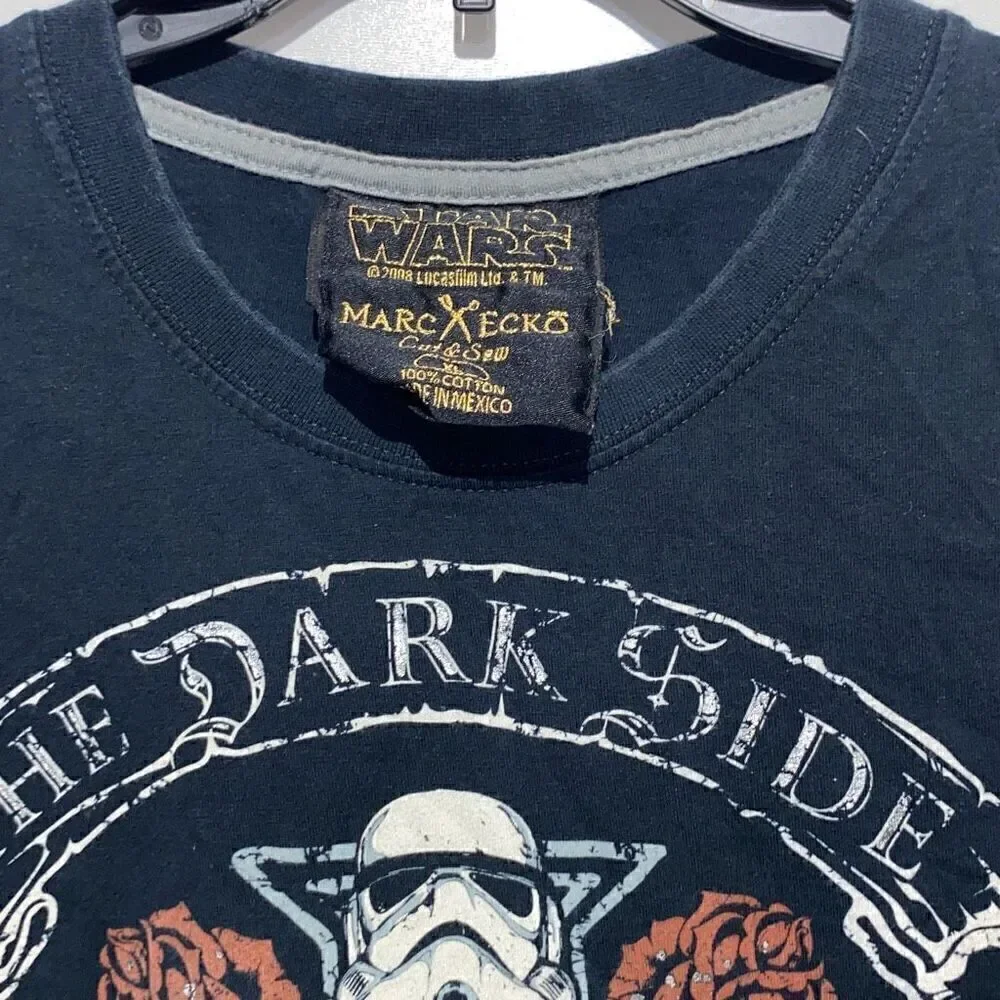 Marc Ecko Cut & Sew Men's Black The Dark Side Star Wars T-Shirt‎ Size XL